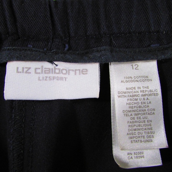 Liz Claiborne Black Trousers - Picture 2 of 5